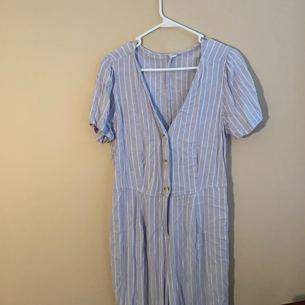 striped jumpsuit/romper